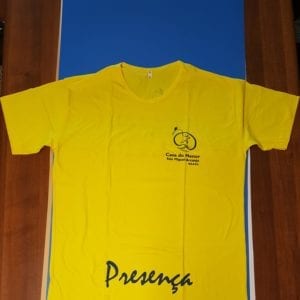 T-shirt PRESENÇA gialla